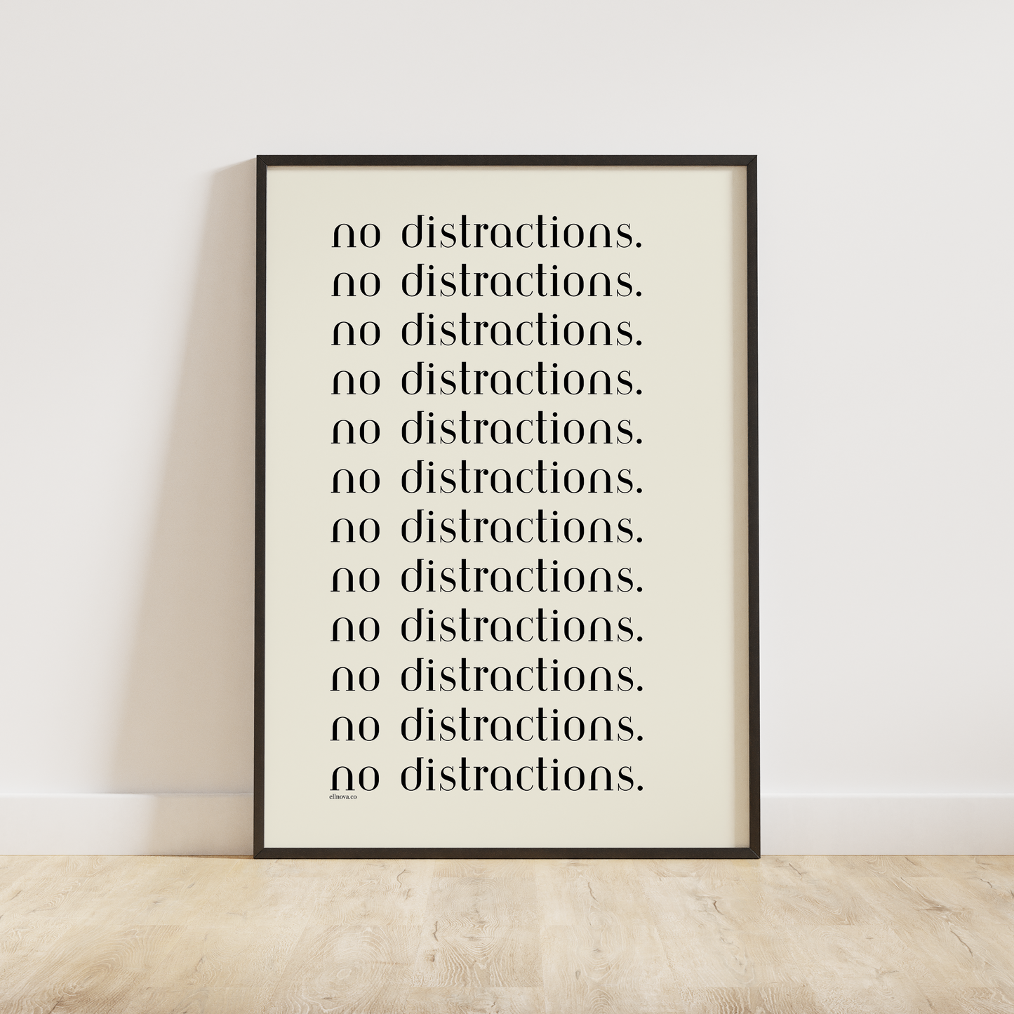 No Distractions